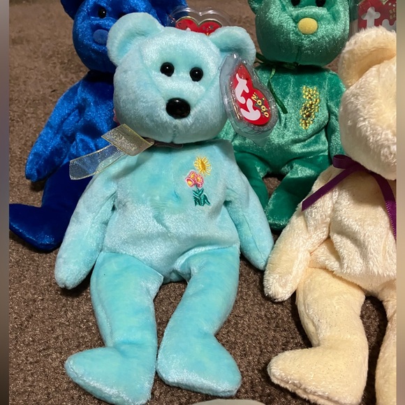 Lot of 10 TY Beanie Babies bears. Pet free and smoke free home. Been in storage - Picture 8 of 12